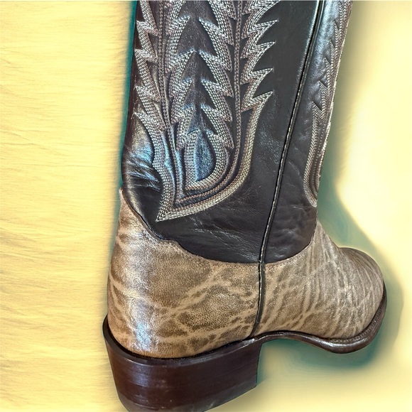 George Straight signed Authentic Elephant Boots by Tony Lama - Picture 11 of 16